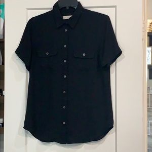 Loft button up blouse